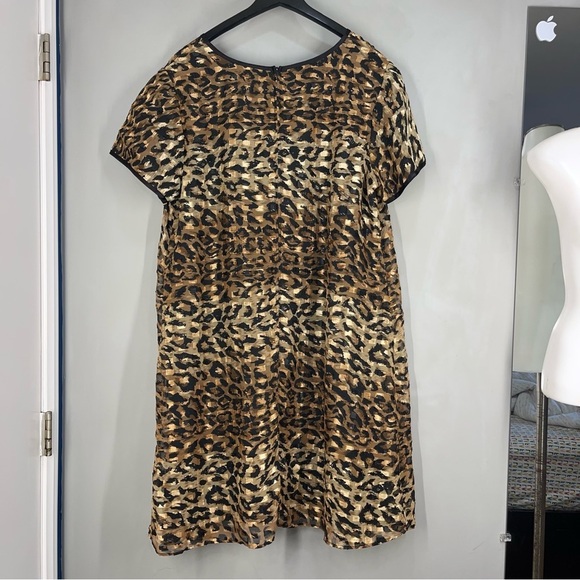 Vintage Jeffrey & Dara By Linda Hurley Evelyn Social Cheetah Animal Print Dress - Picture 7 of 11